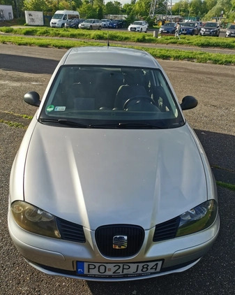 Seat Ibiza cena 4000 przebieg: 141605, rok produkcji 2004 z Poznań małe 92